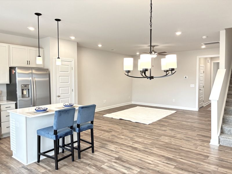Furnished interior view inside a new home in Reidville Town Center, Reidville (Image 7).