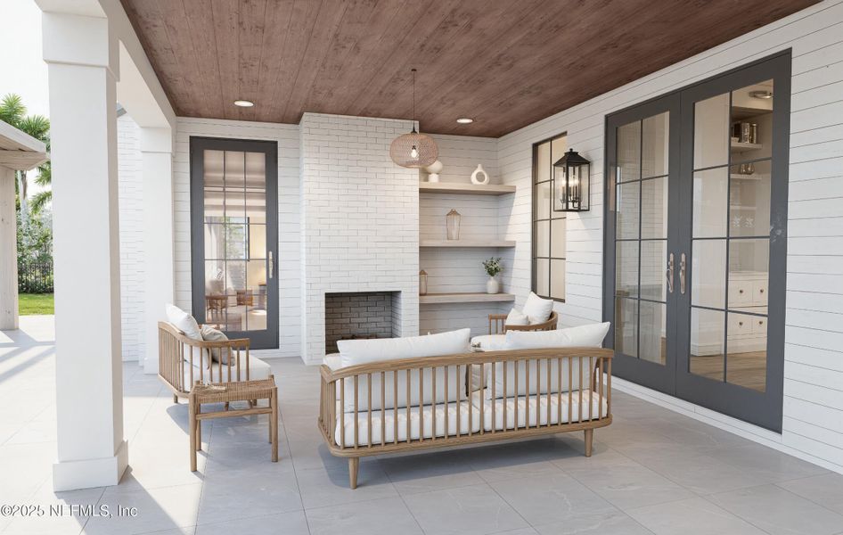 Exterior details and patio area of a home in , Ponte Vedra Beach (Image 26).