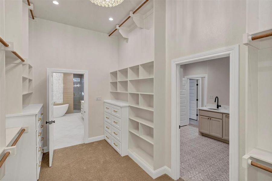 Furnished interior view inside a new home in , Granbury (Image 8).