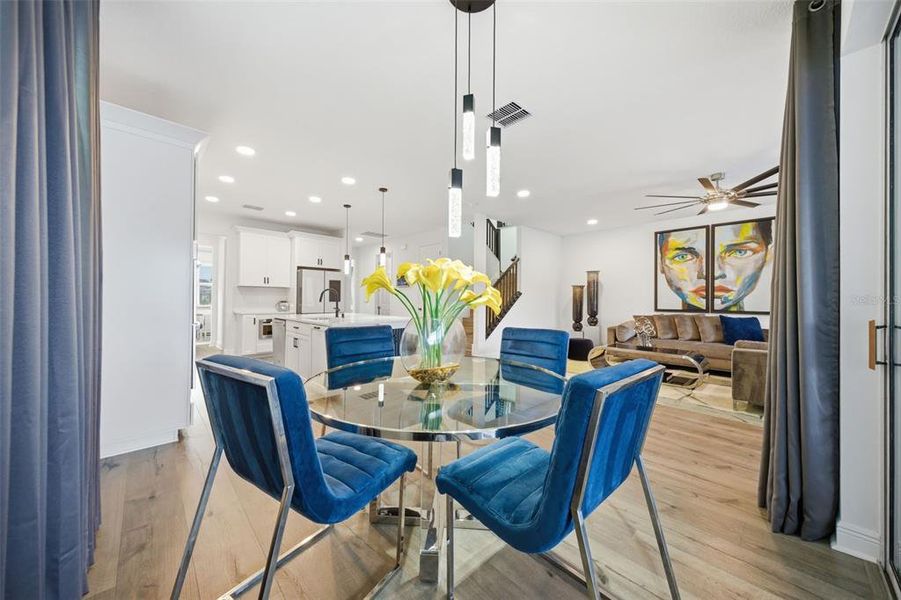 Furnished interior view inside a new home in Whispering Oaks Preserve, Wesley Chapel (Image 47). Furnished interior view inside a new home in Whispering Oaks Preserve, Wesley Chapel (Image 47).