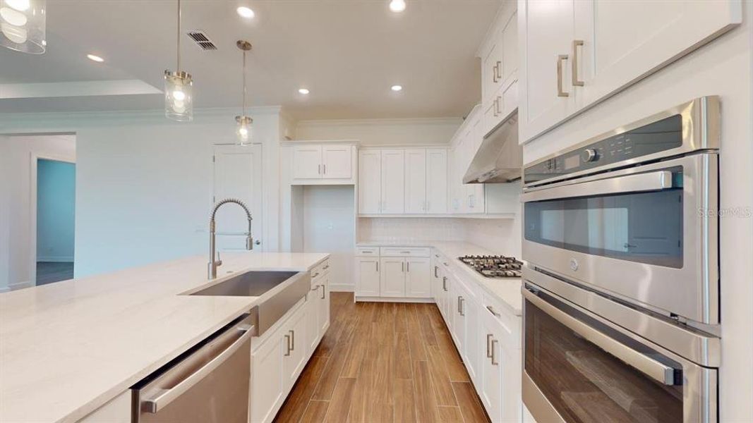 Furnished interior view inside a new home in Esplanade at Wiregrass Ranch, Wesley Chapel (Image 9).