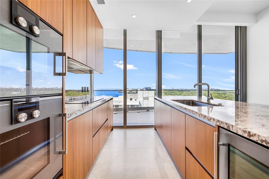 Furnished interior view inside a new home in , Miami (Image 16).