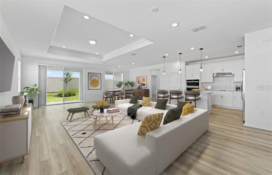 Furnished interior view inside a new home in Riversong, Parrish (Image 5).