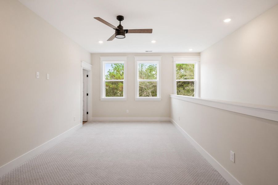Spacious, unfurnished interior of a new home in Ferryboat Landing, Charleston (Image 21). Spacious, unfurnished interior of a new home in Ferryboat Landing, Charleston (Image 21).