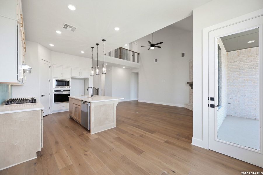 Furnished interior view inside a new home in VIDA, San Antonio (Image 14).