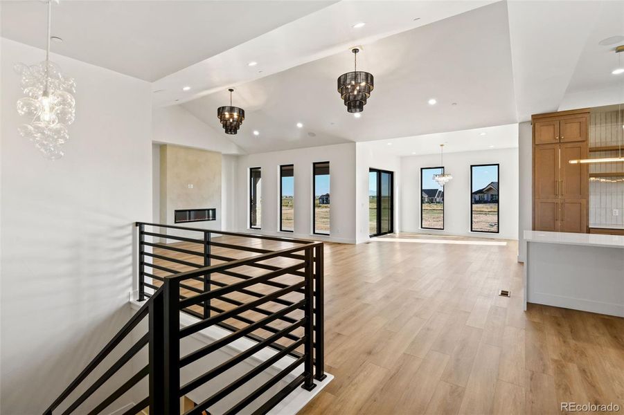 Great room/stairwell