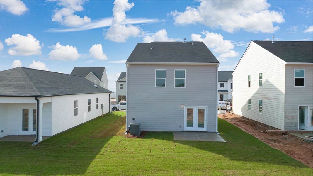 Representative exterior photo of a completed home built from the Somerset by D.R. Horton in The Abbey at Trolley Run Station, Aiken, SC (Image 23).