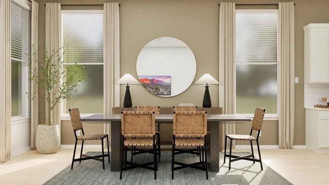 Furnished interior view inside a new home in , Hutto (Image 10).