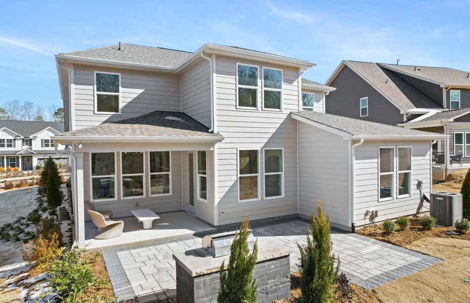 Representative exterior details of a home built from the Mystique by Pulte Homes in Forest Creek, Waxhaw (Image 50).