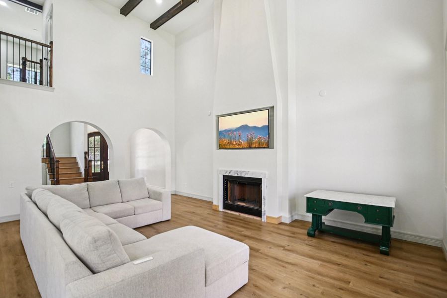 Furnished interior view inside a new home in , Willis (Image 6).