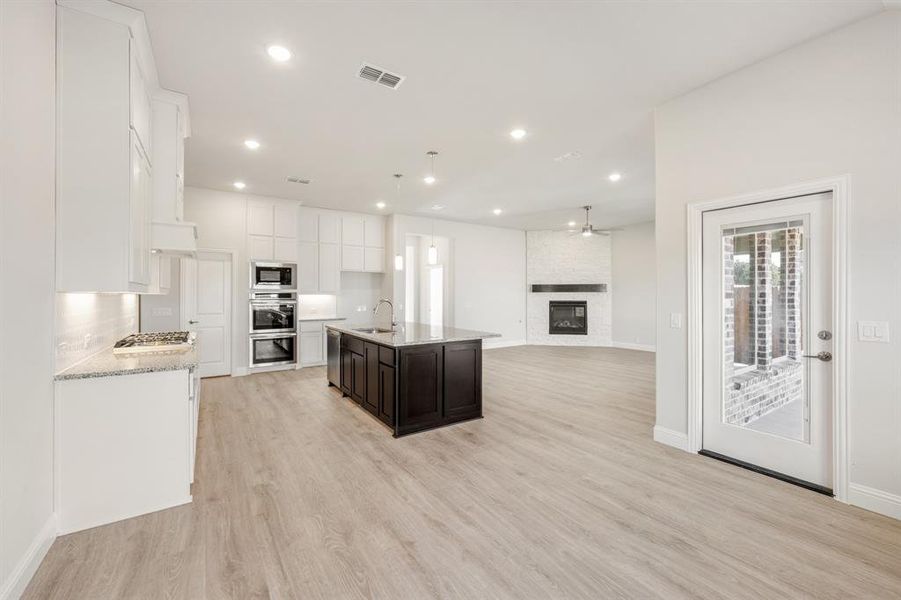 Furnished interior view inside a new home in Mockingbird Heights Classic 60, Midlothian (Image 11).