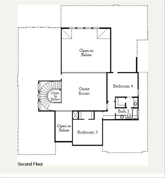 Hamlin Second Floor Plan