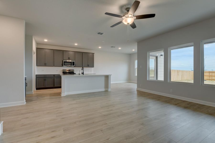 Representative furnished interior of a home built from the Jordan by Ashton Woods in Cordova Trails, Seguin (Image 14).