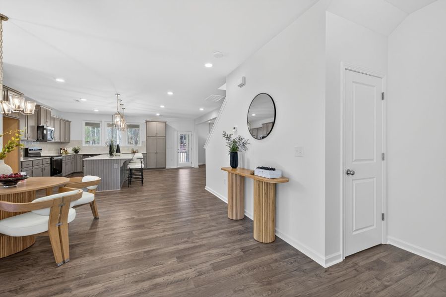 Furnished interior view inside a new home in Lake Royale, Louisburg (Image 4).