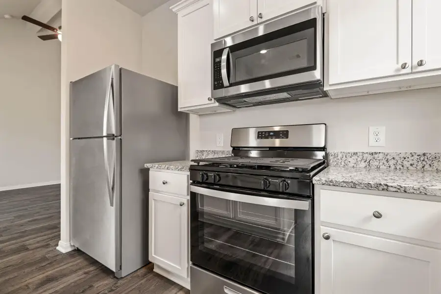 Close-up of interior finishes inside a home in Trails at Cochran Ranch, Waller (Image 10).