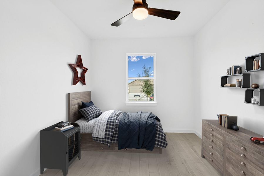 Furnished interior view inside a new home in Aspire at River Ranch Trails, Dayton (Image 16).
