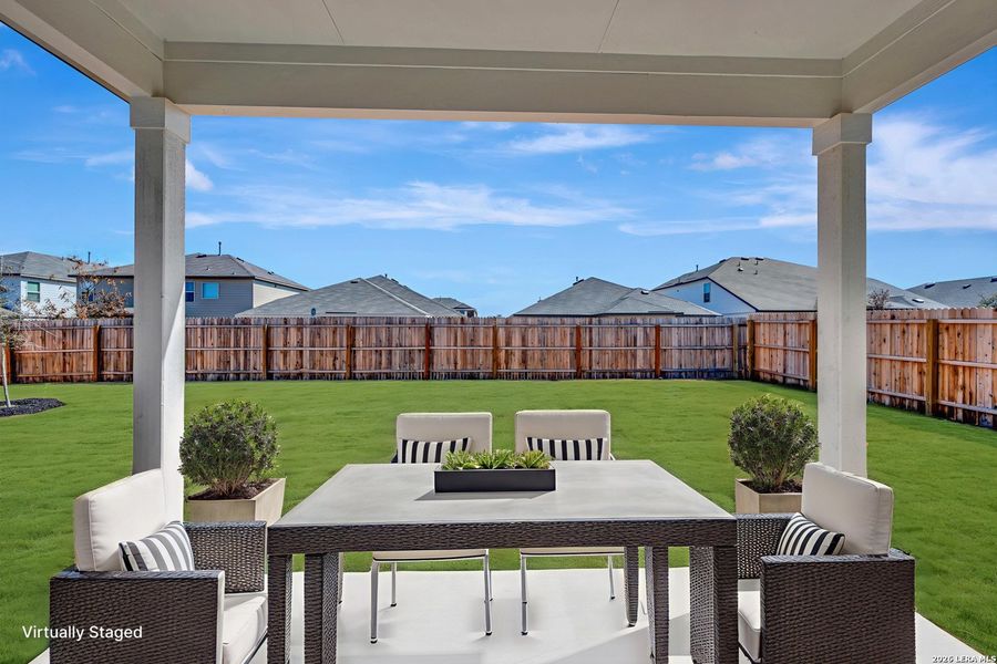 Exterior details and patio area of a home in Winding Brook, San Antonio (Image 28). Exterior details and patio area of a home in Winding Brook, San Antonio (Image 28).