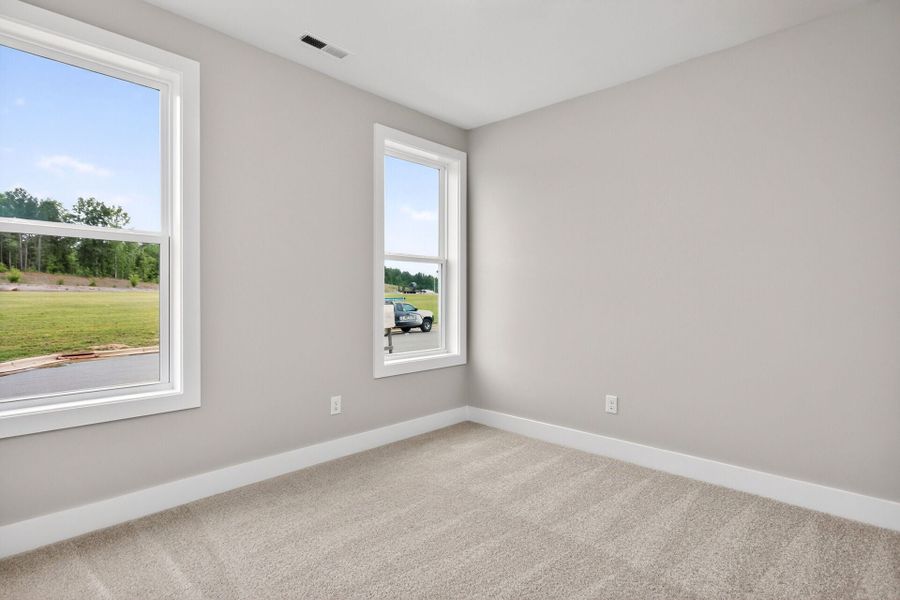 Representative unfurnished interior of a home built from the Ember B by Homes by Dickerson in Chatham Park, Pittsboro (Image 9).