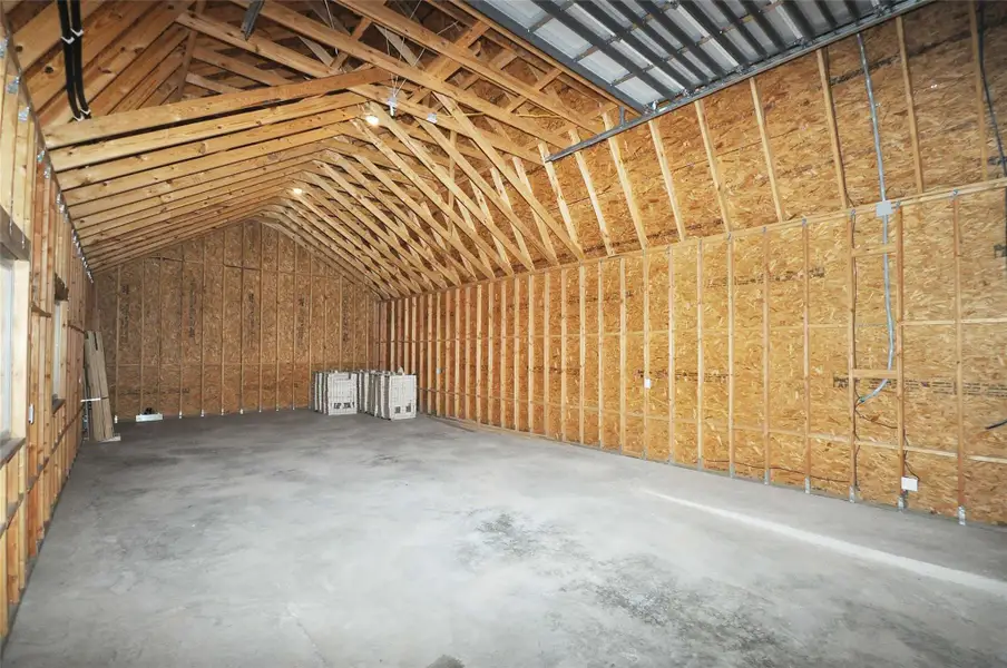 In-progress construction of a new home in Pedregal, League City, TX (Image 35).