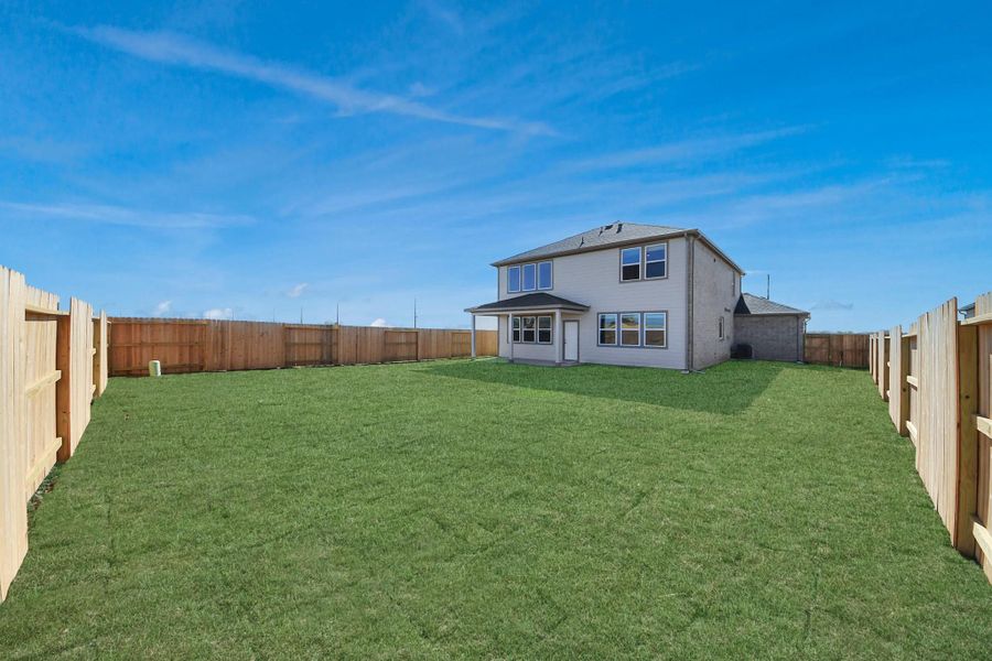 Fully Fenced Back Yard, SOD included