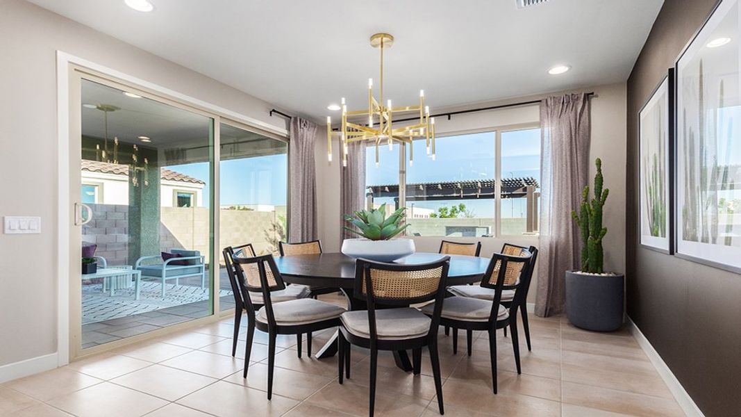 Representative furnished interior of a home built from the Pinnacle by Taylor Morrison in Tierra Montana Encore Collection, Laveen (Image 9). Representative furnished interior of a home built from the Pinnacle by Taylor Morrison in Tierra Montana Encore Collection, Laveen (Image 9).