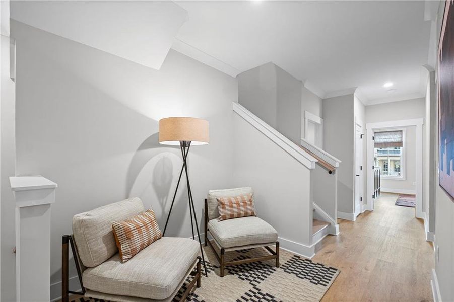 Furnished interior view inside a new home in Devin's Shire - A Kennesaw Tradition, Kennesaw (Image 32). Furnished interior view inside a new home in Devin's Shire - A Kennesaw Tradition, Kennesaw (Image 32).