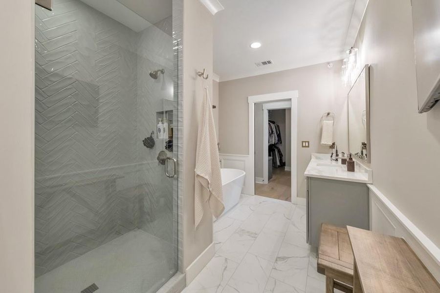 Furnished interior view inside a new home in , Woodstock (Image 16).