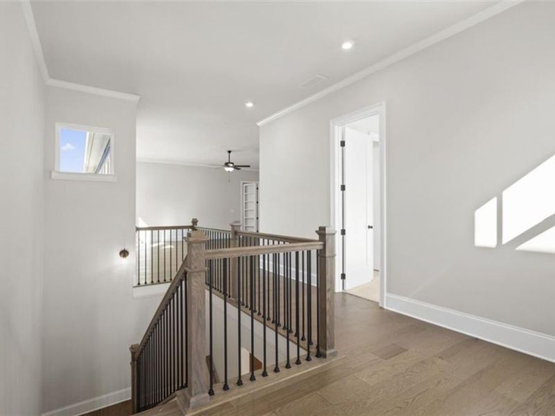 Spacious, unfurnished interior of a new home in The Village at Towne Lake, Woodstock (Image 39).