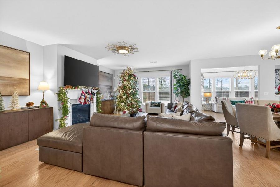 Furnished interior view inside a new home in Reunion, Flowery Branch (Image 45). Furnished interior view inside a new home in Reunion, Flowery Branch (Image 45).