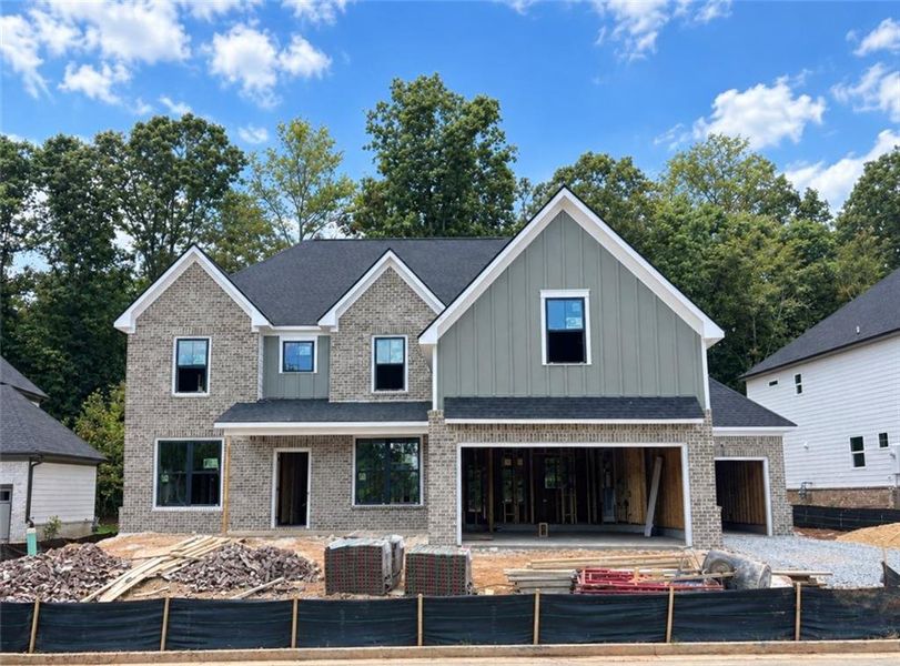 In-progress construction of a new home in , Buford, GA (Image 49).