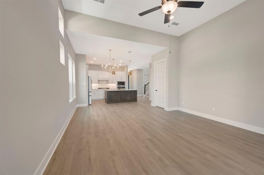 Spacious, unfurnished interior of a new home in Elyson - Grove Row Collection, Katy (Image 19).