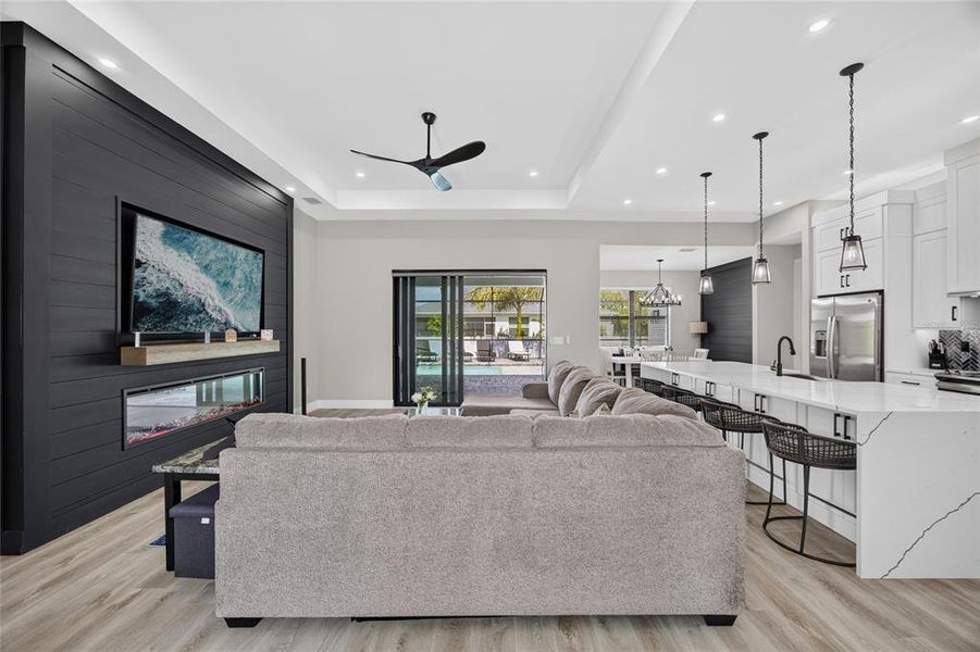 Furnished interior view inside a new home in , Cape Coral (Image 8).