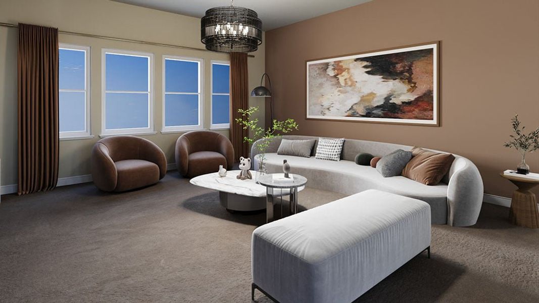 Representative furnished interior of a home built from the Argenta by Taylor Morrison in Skye Ranch Community Group Page, Sarasota (Image 14).