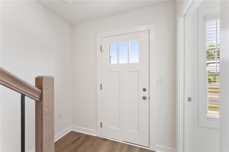 Spacious, unfurnished interior of a new home in Array, Atlanta (Image 9). Spacious, unfurnished interior of a new home in Array, Atlanta (Image 9).