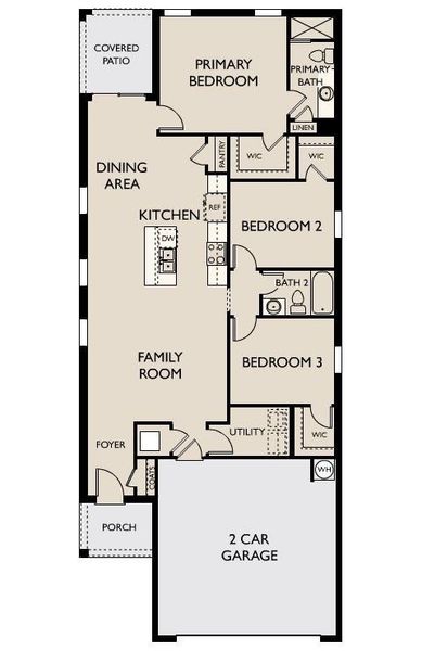 2D floor plan layout of this home in Windmill Farms, Forney, TX (Image 4). 2D floor plan layout of this home in Windmill Farms, Forney, TX (Image 4).