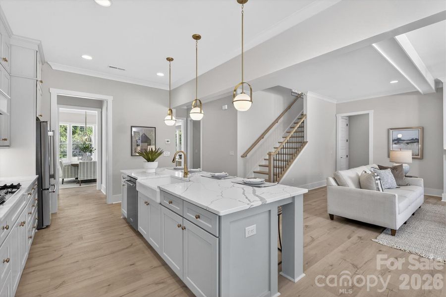 Furnished interior view inside a new home in , Charlotte (Image 31). Furnished interior view inside a new home in , Charlotte (Image 31).