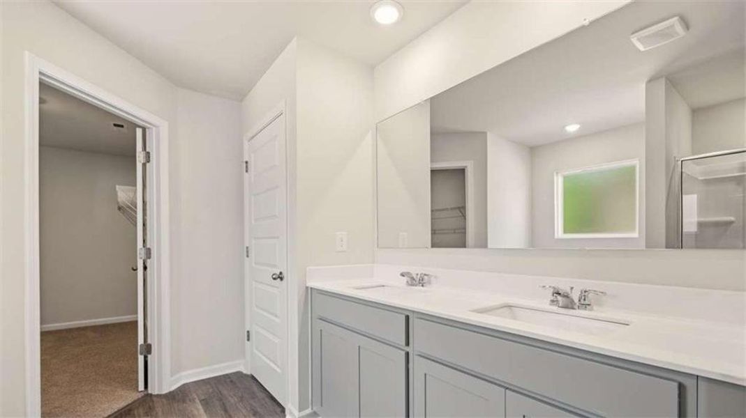 Furnished interior view inside a new home in Bridle Creek, Locust Grove (Image 8).