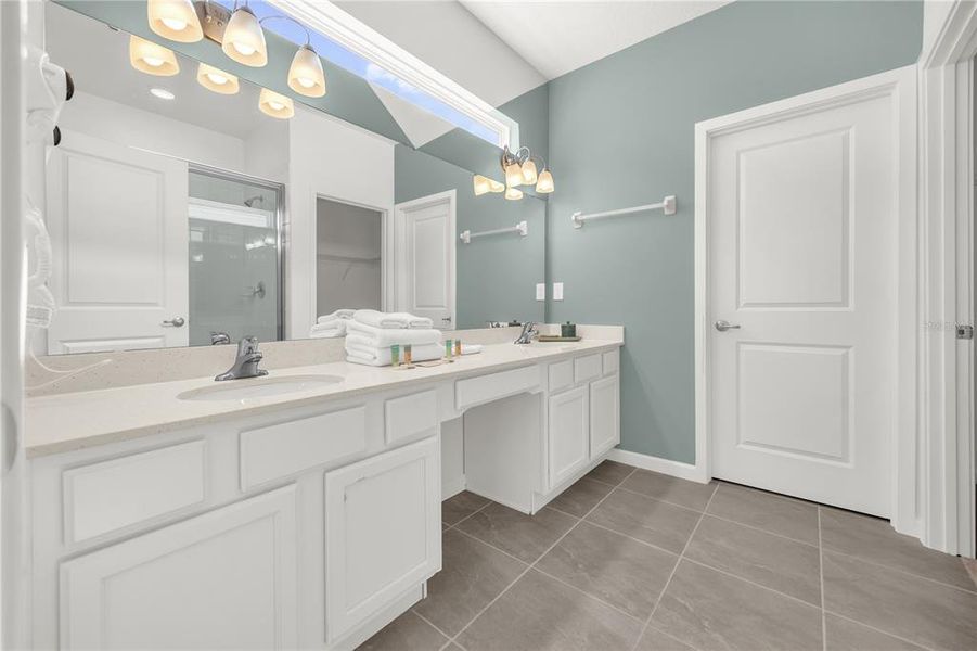 Furnished interior view inside a new home in , Kissimmee (Image 22).