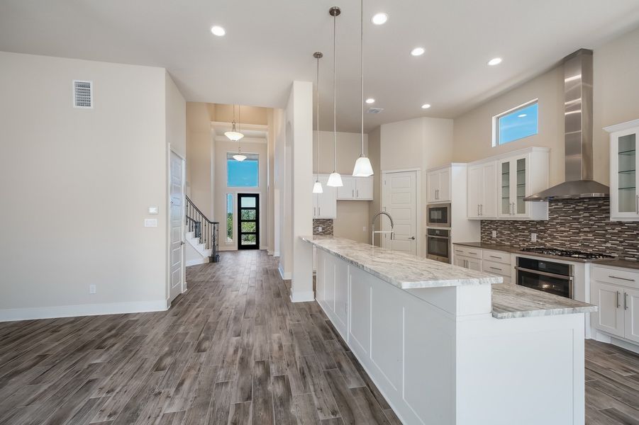 Representative furnished interior of a home built from the The Addison by Whitestone Custom Homes in Johnson Ranch, Bulverde (Image 13).