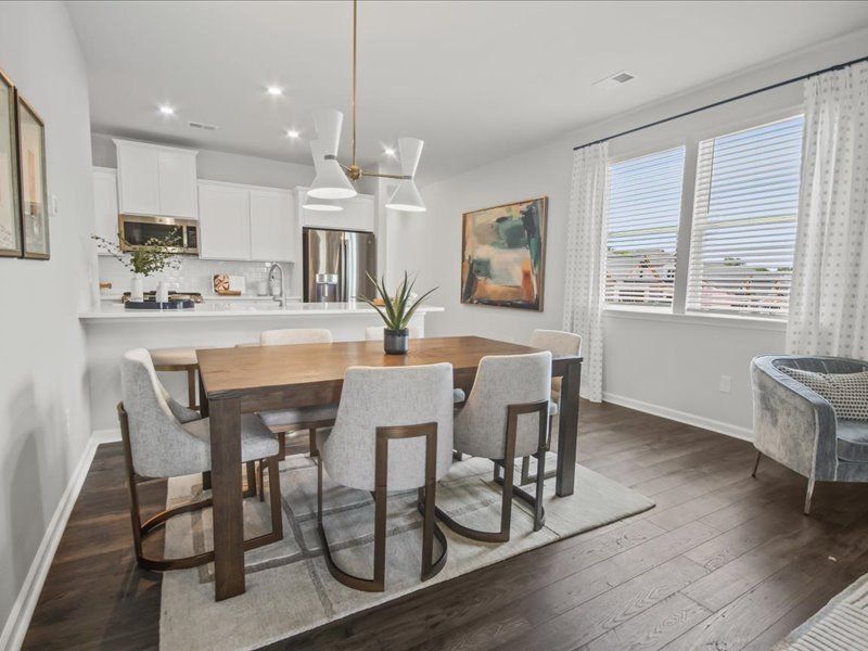 Furnished interior view inside a new home in Wyndermere, Greenville (Image 2).