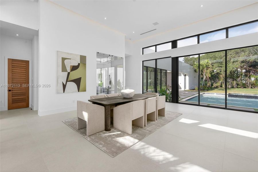 Furnished interior view inside a new home in , Miami (Image 9). Furnished interior view inside a new home in , Miami (Image 9).