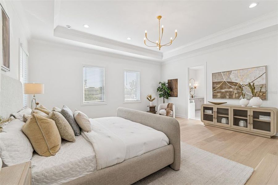 Furnished interior view inside a new home in , Tampa (Image 10).