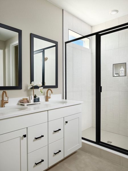 Representative furnished interior of a home built from the 1 by Tri Pointe Homes in Sugar Mill Village, Longmont (Image 12).