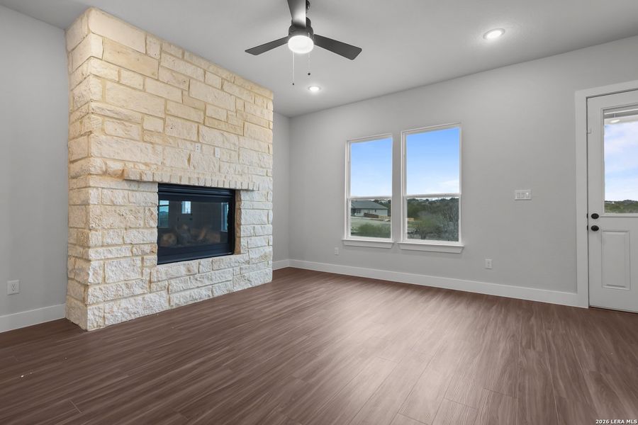 Spacious, unfurnished interior of a new home in Homestead, Schertz (Image 35). Spacious, unfurnished interior of a new home in Homestead, Schertz (Image 35).