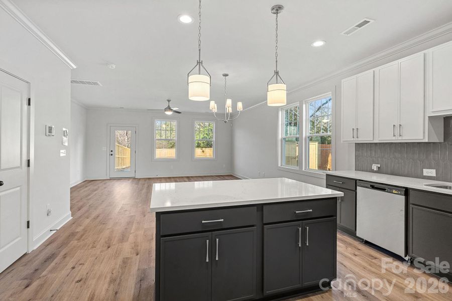 Furnished interior view inside a new home in , Charlotte (Image 13).