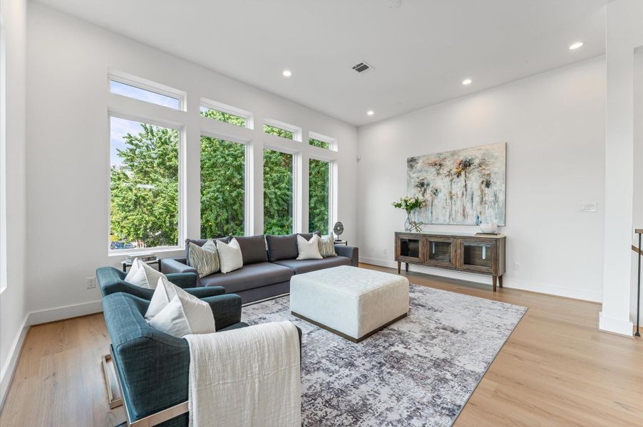 Furnished interior view inside a new home in , Houston (Image 20). Furnished interior view inside a new home in , Houston (Image 20).