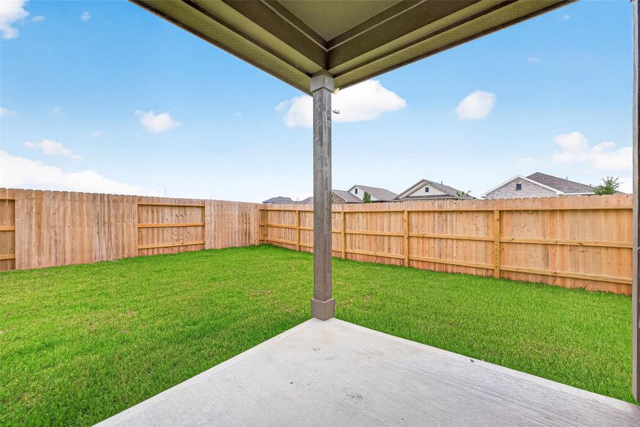 Exterior details and patio area of a home in , Bonney (Image 26).