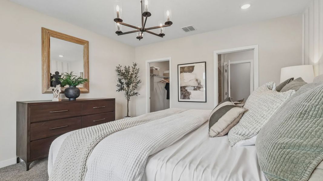 Primary Suite in the Flagler Floorplan by DRB Homes Primary Suite in the Flagler Floorplan by DRB Homes