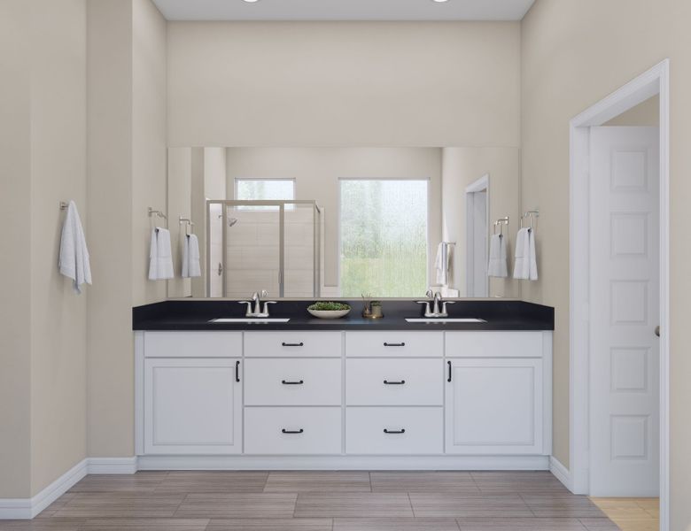 Furnished interior view inside a new home in Woodson’s Reserve, Spring (Image 15).