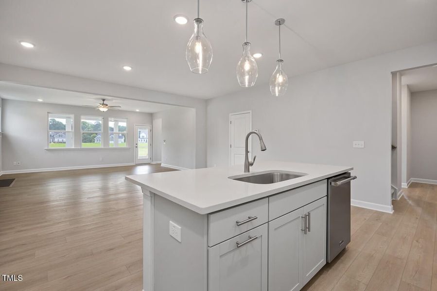 Furnished interior view inside a new home in Tobacco Road, Angier (Image 5).